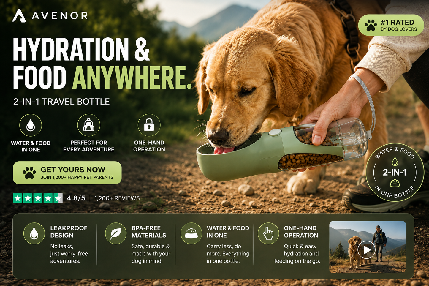 Avenor™ Portable Bottle